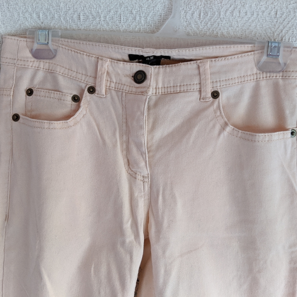 H&M light pink jeggings - size 4